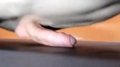 Pushups humping cum closeup