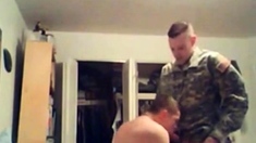 Army Friends Fuck Bareback