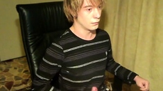 Young Emo Boy First Ejaculation