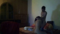 Romanian Couple Fuck At Home