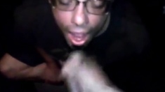Drinking cum and piss