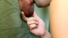 Twink's First Time At The Gloryhole Doesn't Last Long Cim