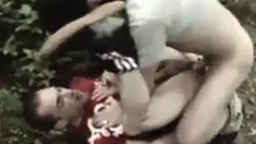 Raw fuck in the forrest