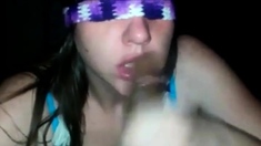 White Girl Knows How To Worship Black Dick