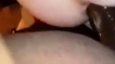 White Sissy Takes Black Cock Bareback