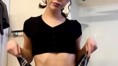 Small Titted Gypsy Masturbating