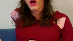 Solo webcam tranny masturbation