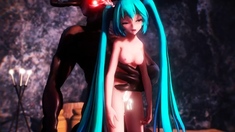 Slave Miku Ravaged By A Demon