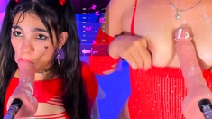 Small Tit Teen Cums On Cam