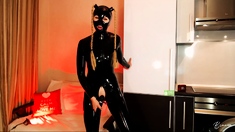 Sexy hottie Anetta Keys enjoys a solo toy masturbation