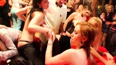 Busty blonde group sex