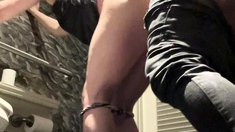 Brunette mia bangg ass toyed before hardcore anal