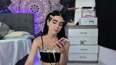 Emo Teen Becka Solo Webcam Masturbation Porn