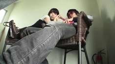 Amateur Asian whore banged on cam