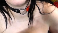 Amateur Brunette Anal Toy