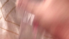 Girls Out West Amateur double toy masturbation