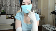 Asian Nurse In Uniform Fucking And Anal In Stockings