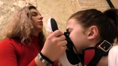 Valeria Having Fun With A Slave Girl After A Walk