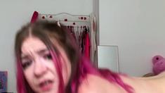 Close up view of a masturbating pussy