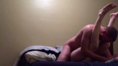 Brunette amateur webcam babe pleases pussy