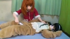 Awesome hentai anal sex with stunning excited nurse