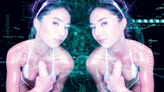 Japanese babe toys nips