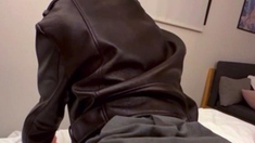 Slim Asian teen loves doggystyle sex