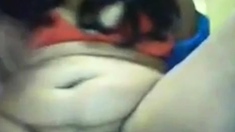 Big-Ass Indian Aunty in Blue Saree