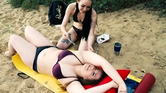 Last Hot Summer Day With Fat Anna And Susanna – Melted