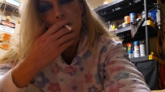 Smoking Babe Jerks You Off