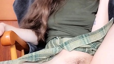 Sexy hottie Anetta Keys enjoys a solo toy masturbation