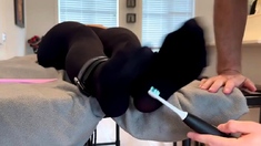 Solo Butt Plugged Preggo Amateur Toys Pussy In Fetish Action