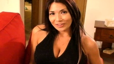 Asian Japanese Amateur Handles Anal Toy