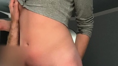 Guy Fucked By Big Tranny Cock