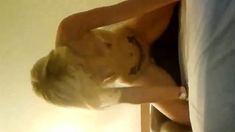 Blonde Amateur Girl's Interracial Motel Adventure