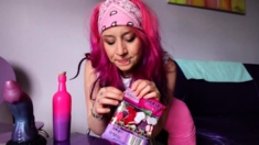 European Amateur Redhead Masturbates On Webcam