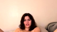 Big boobs milf masturbates with her dildo