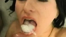 pov homemade amateur girlfriend facial cumshot she loves it