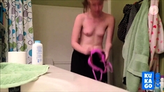 Blonde In Bathroom