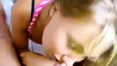Blowjob In The Train Compartment
