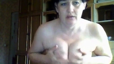 Old Russian Mom On Webcam