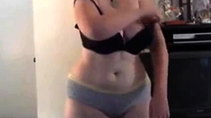 Chubby Blonde Strips